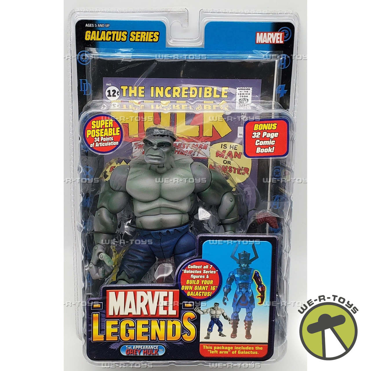Marvel Legends Grey Hulk Action Figure Galactus Series 71176 Toy