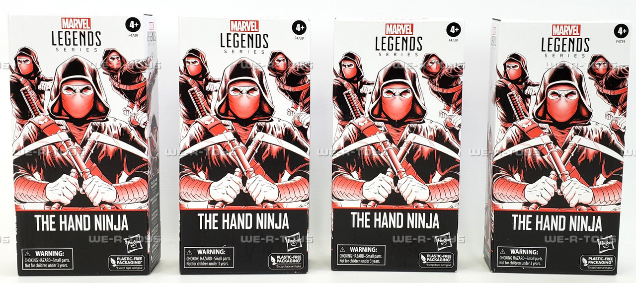 Lot of 4 Marvel Legends Series The Hand Ninja Figures 2021 Hasbro