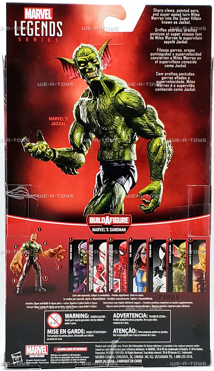 Marvel Legends Series Spider-Man Marvels Jackal Action Figure 2016