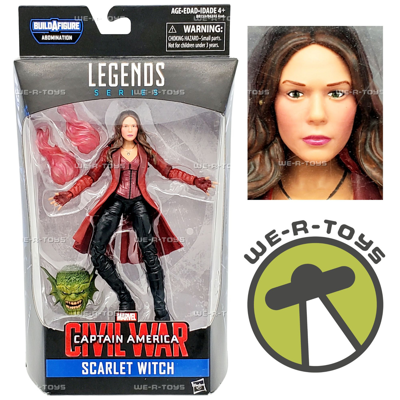 Marvel Legends Series Scarlet Witch Action Figure 2015 Hasbro