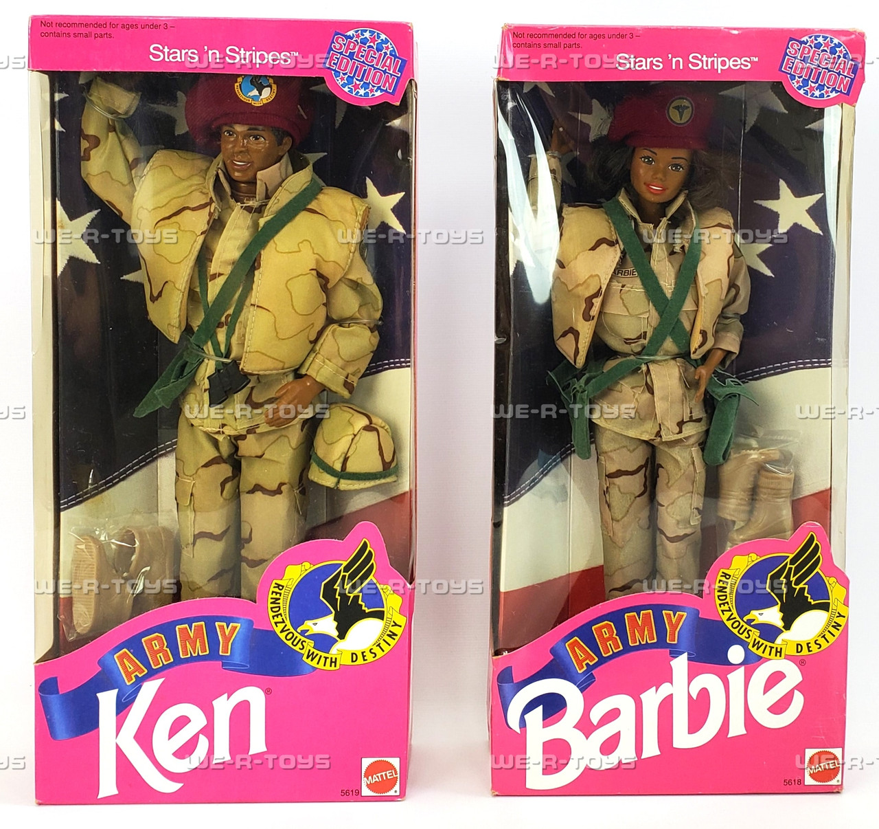 ミリタリー Star'n Stripes ARMY Barbie&Ken DeluxeSet Star 'N Stripes ARMY Barbie & Ken Deluxe Set - Walmart.com