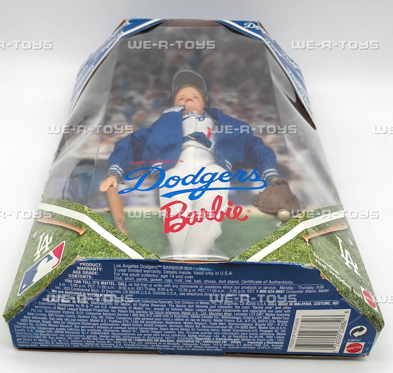 Los Angeles Dodgers Barbie Doll Barbie Collectibles1999 Mattel