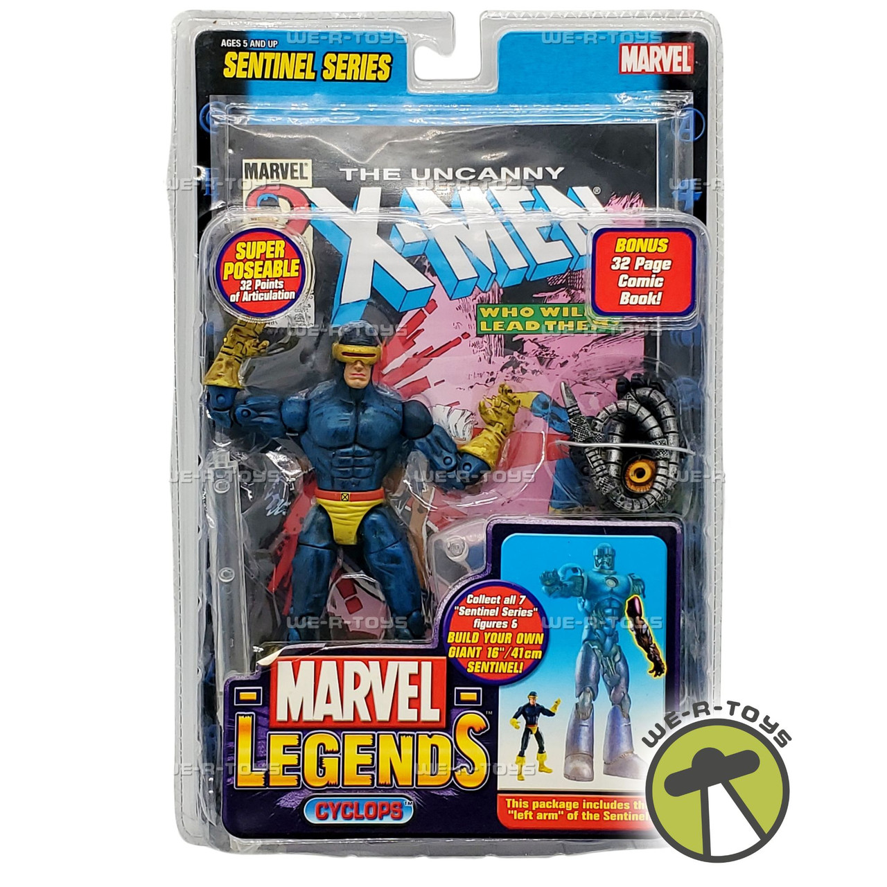 Marvel Legends Sentinel Series Cyclops Action Figure 2005 Toy Biz