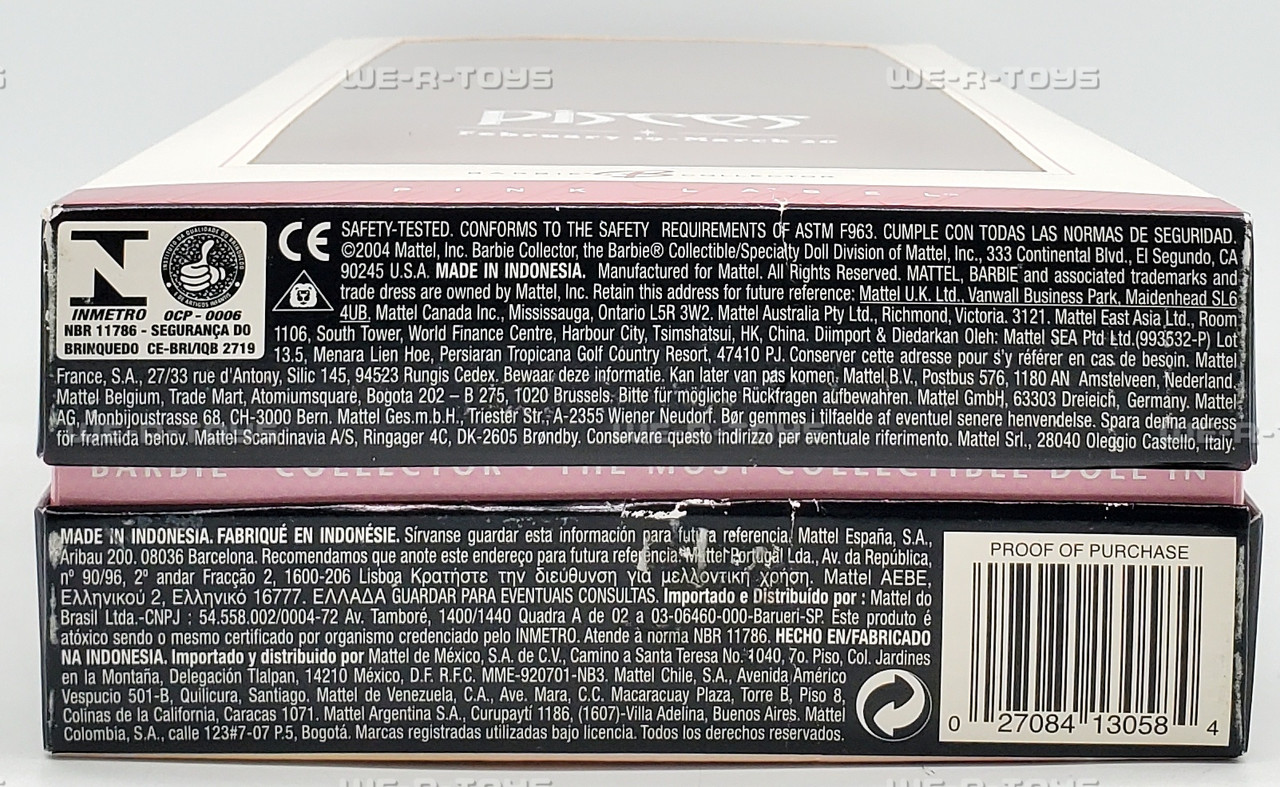 Barbie Collector Pisces Feb 19 - March 20 Pink Label Doll 2004