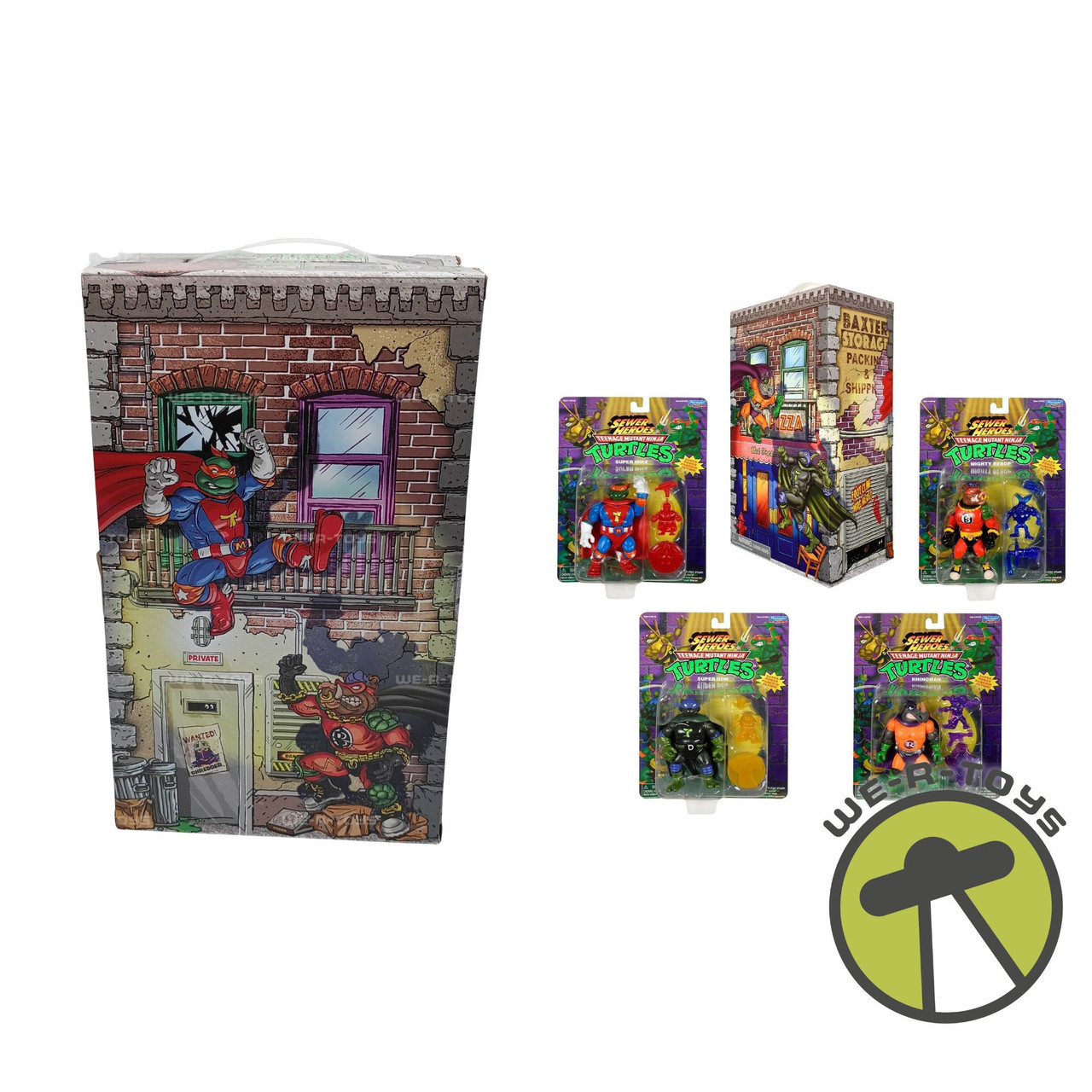 78-87 デレク・リジャーズ TMNT Classic Collection Sewer Heroes 4 Pack Playmates Toys #81230