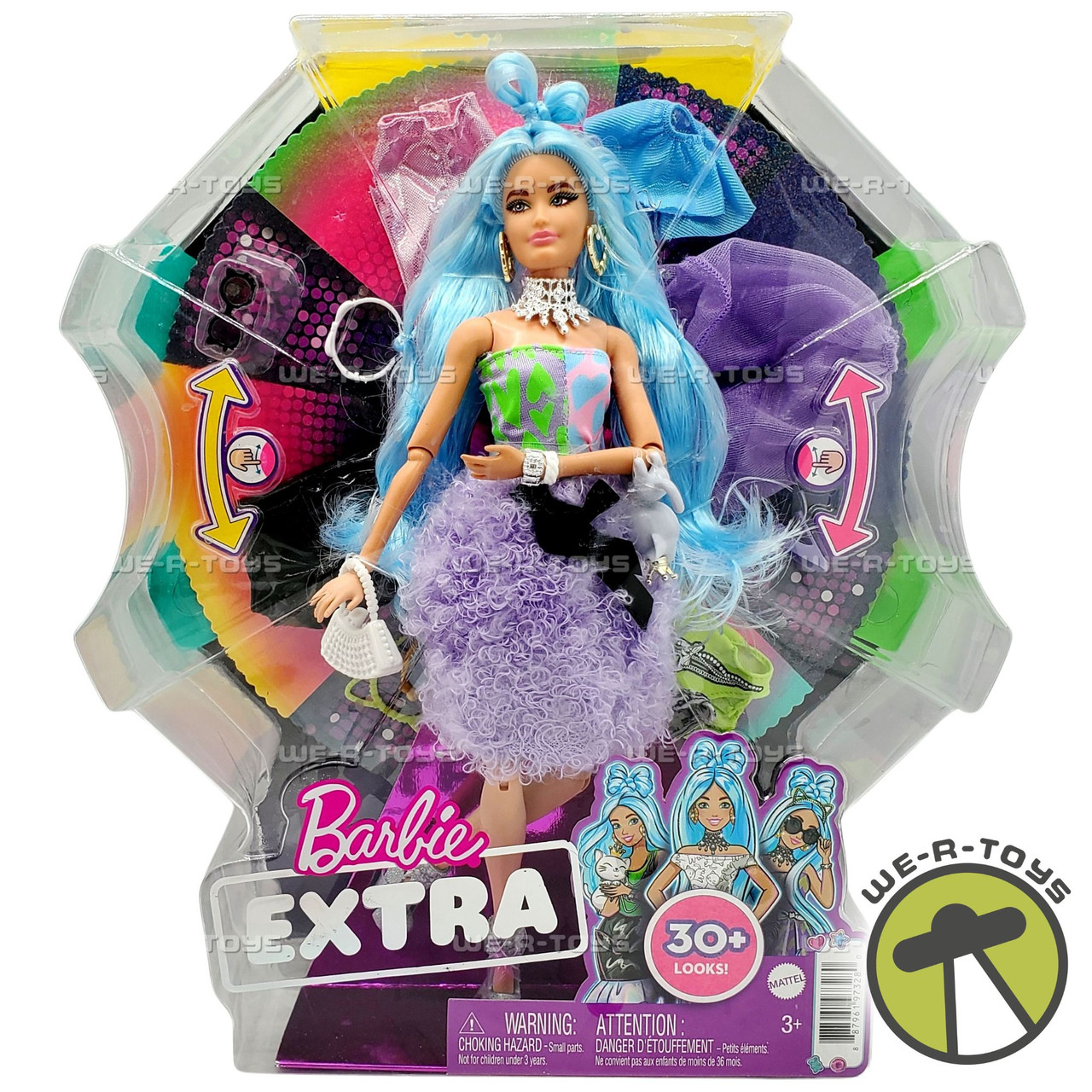 Barbie Extra Blue Hair Doll and Accessories 2020 Mattel GYJ69 - We