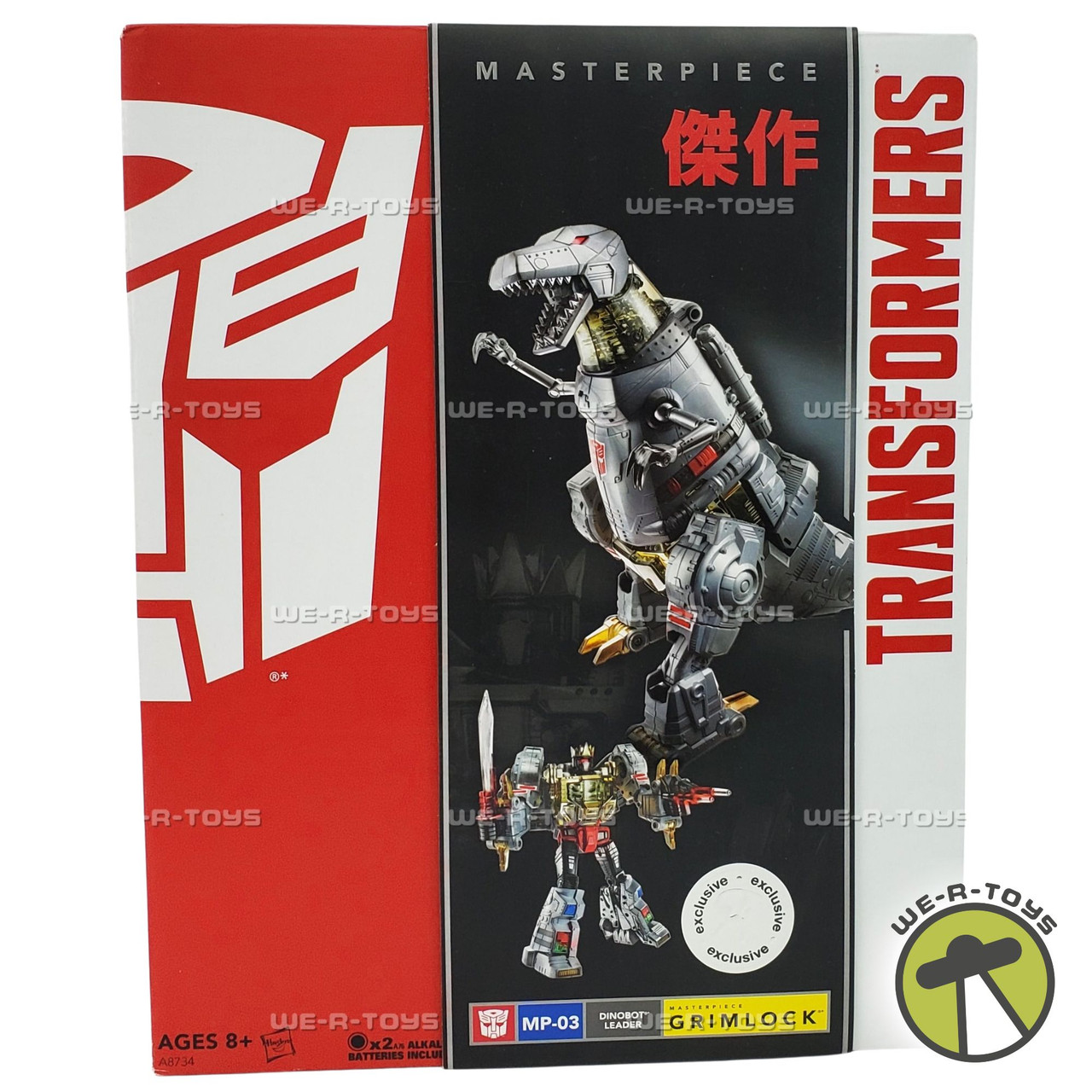 Transformers Masterpiece Grimlock MP-03 Dinobot Leader Action Figure ...