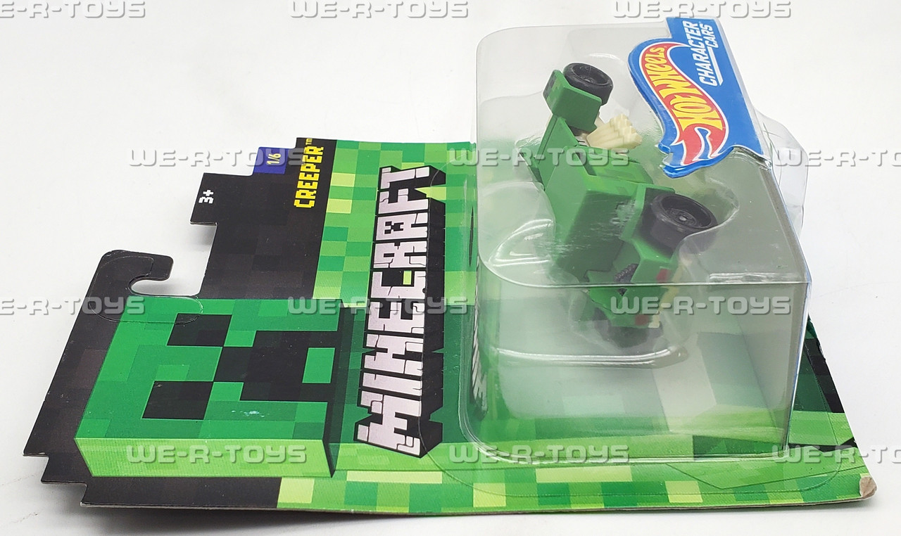 Hot Wheels Minecraft Creeper Character Cars Vehicle 1/6 Mattel