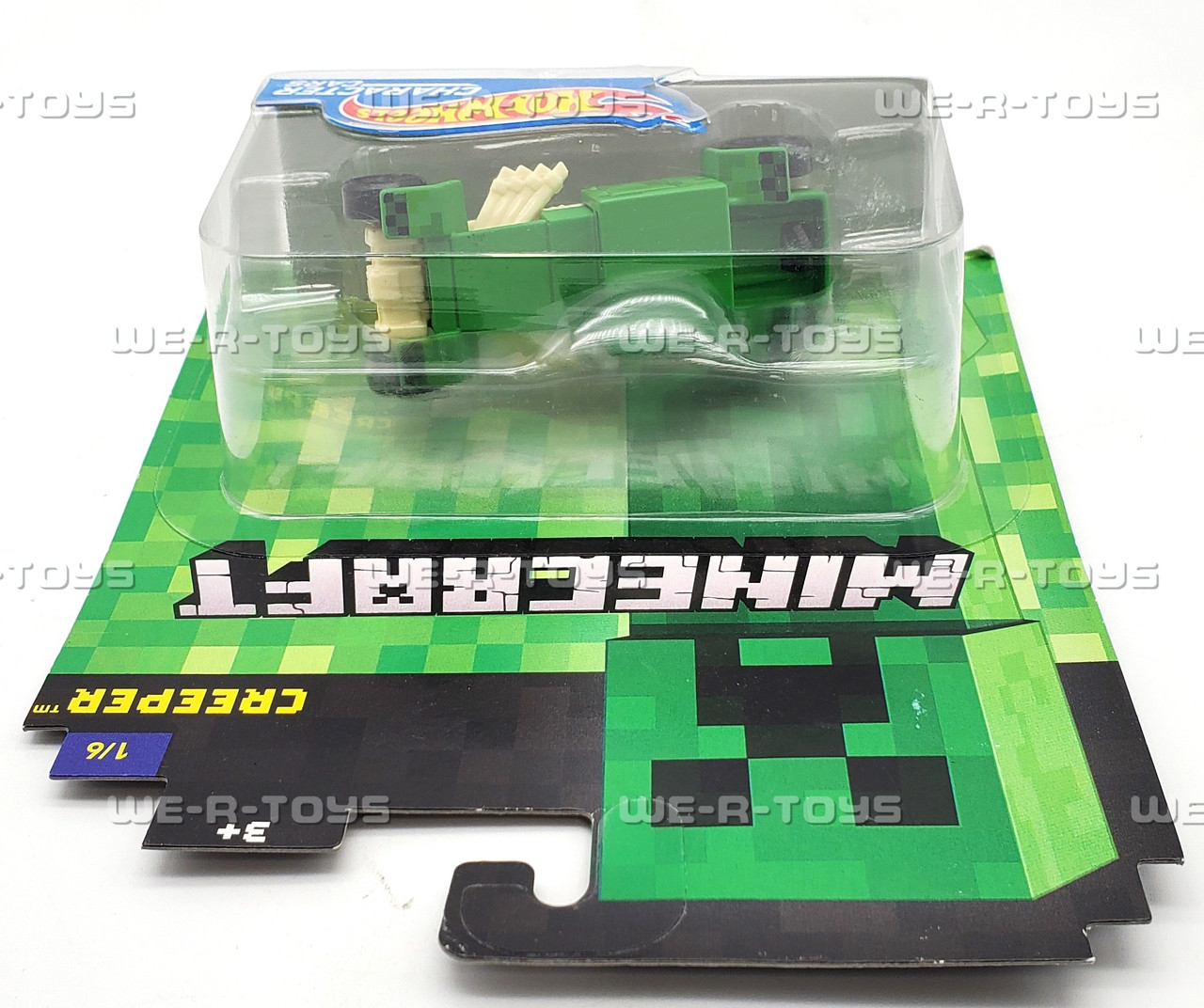 Hot Wheels Minecraft Creeper Character Cars Vehicle 1/6 Mattel