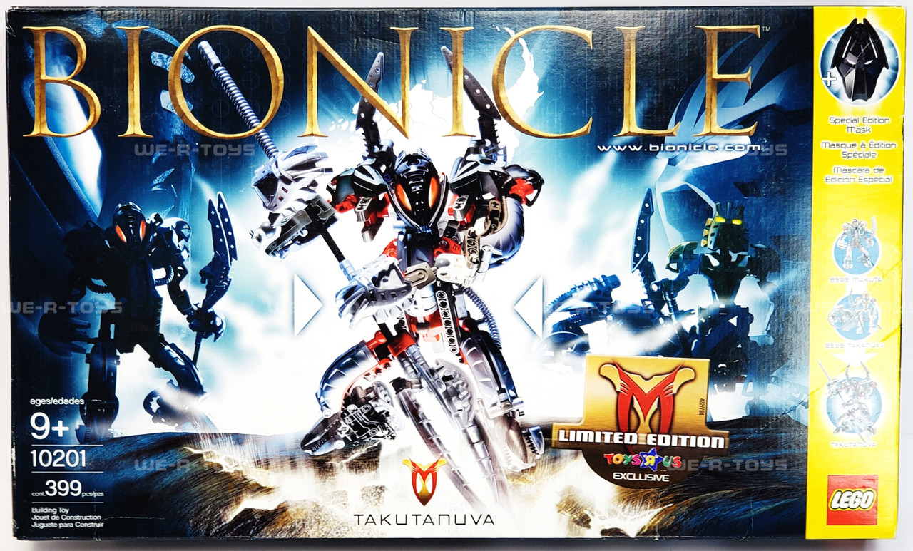 LEGO Bionicle Takutanuva 399pcs Set With Kraahkan Mask 2003