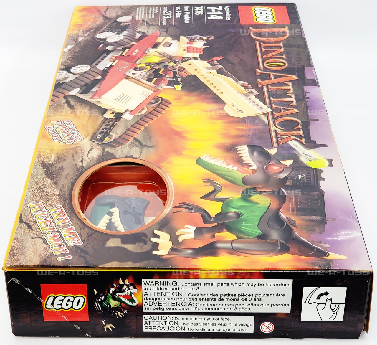 LEGO Dino Attack Iron Predator vs. T-Rex 278pcs Set 2005 No. 7476