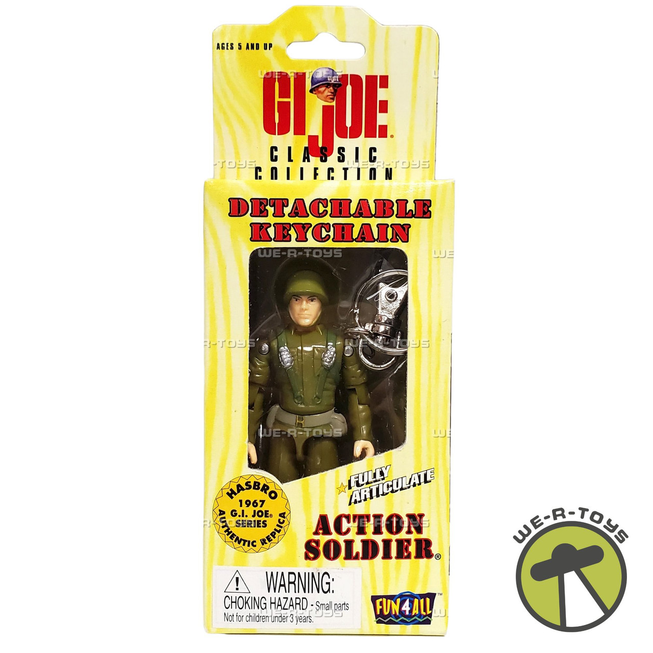 GI Joe Classic Collection Detachable Keychain Action Soldier 1998