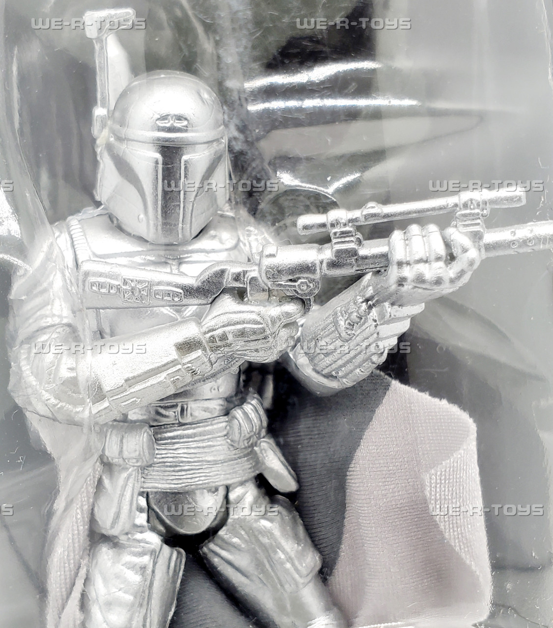 Star Wars Silver Boba Fett Convention Figure 2003 Hasbro 84530