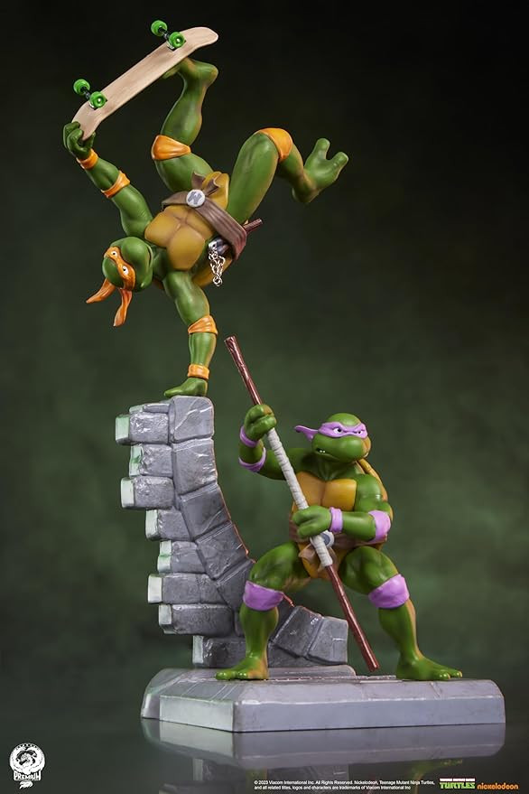 TMNT PVC Statue Set 4 pack Raphael Donatello Leonardo and