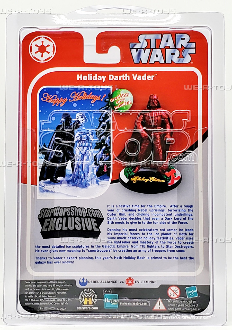Star Wars Holiday Darth Vader Action Figure 2005 Hasbro 85965 - We