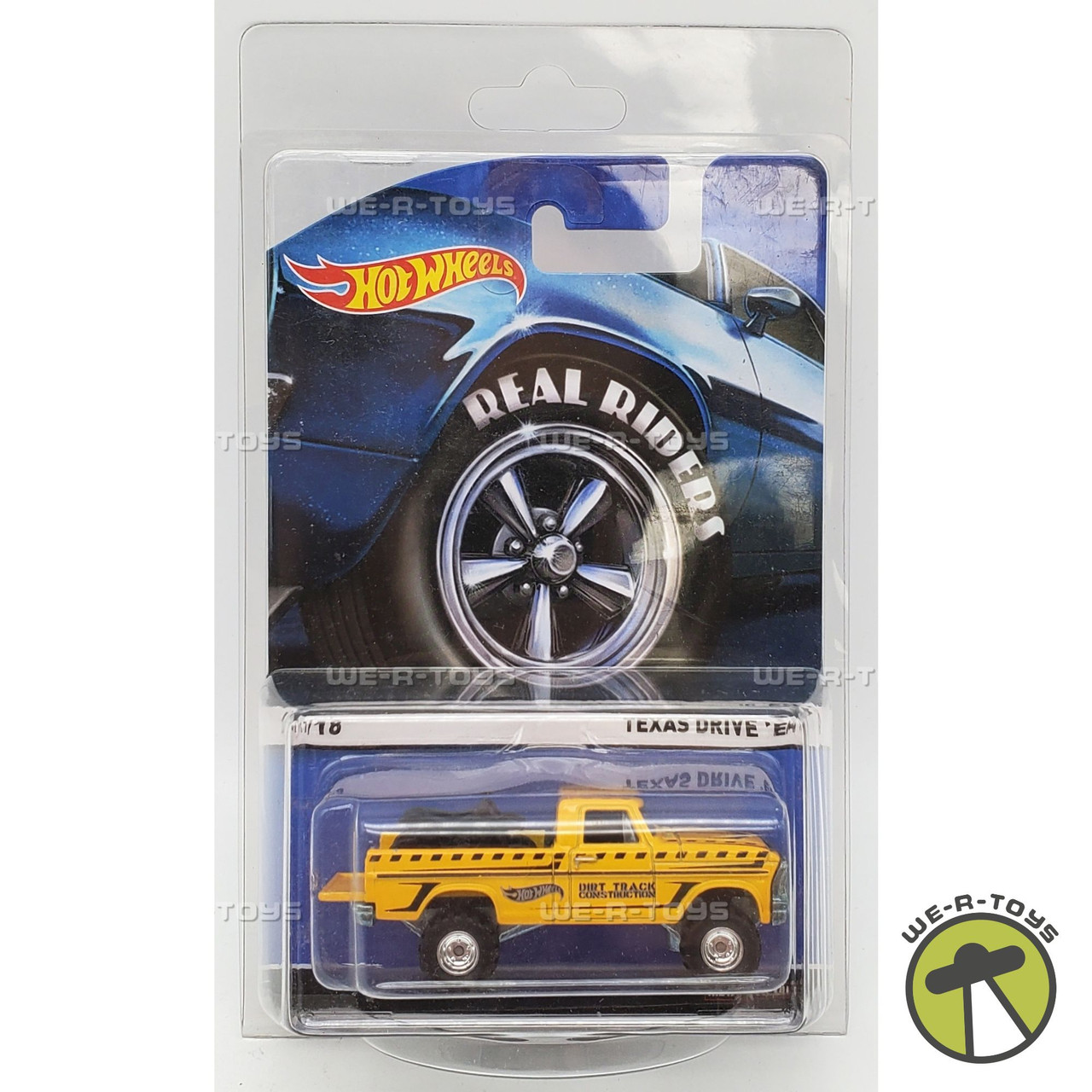 Hot Wheels Real Riders Texas Drive 'Em Vehicle 17/18 Mattel CFN96