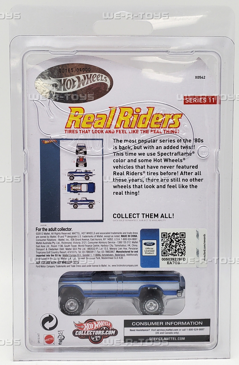Hot Wheels RLC Real Riders Series 11 Texas Drive 'Em Vehicle #165