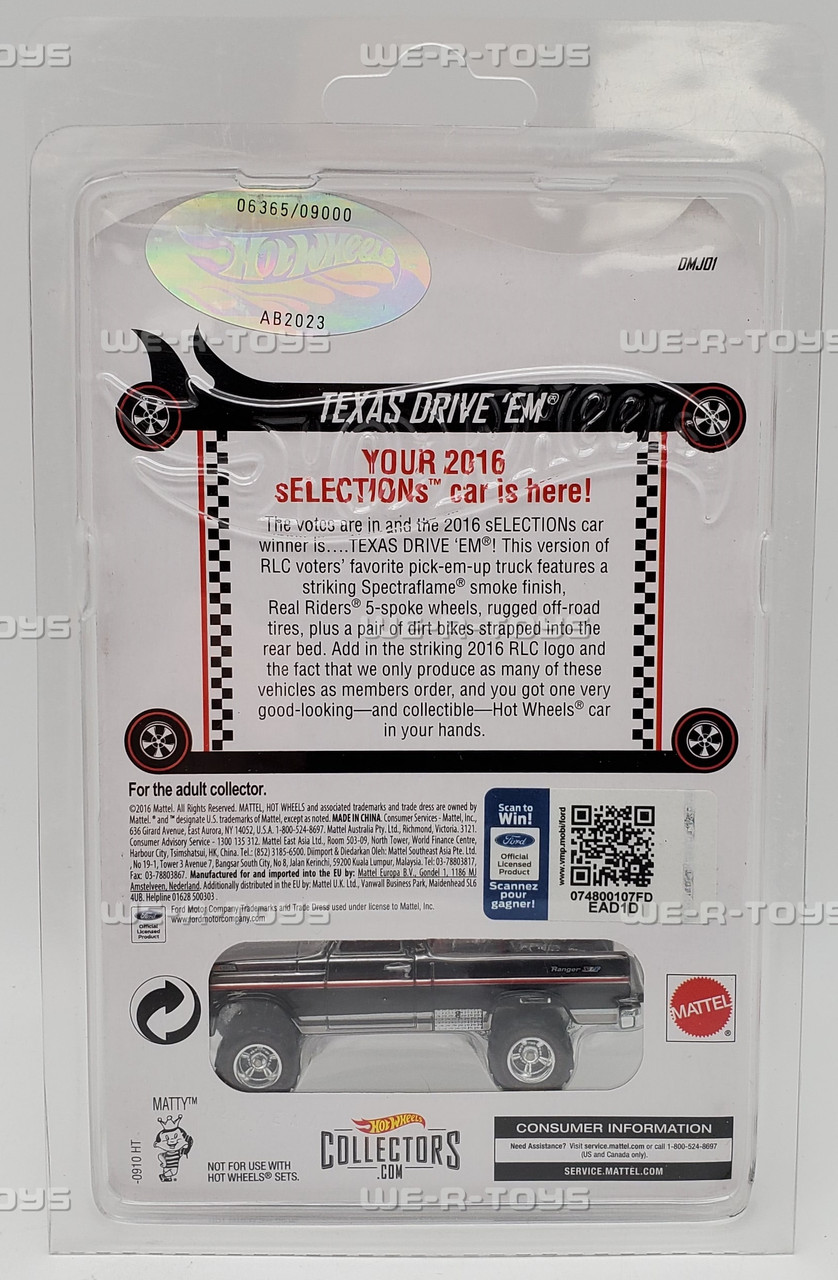 Hot Wheels RLC Exclusive Texas Drive 'Em Vehicle 6365 of