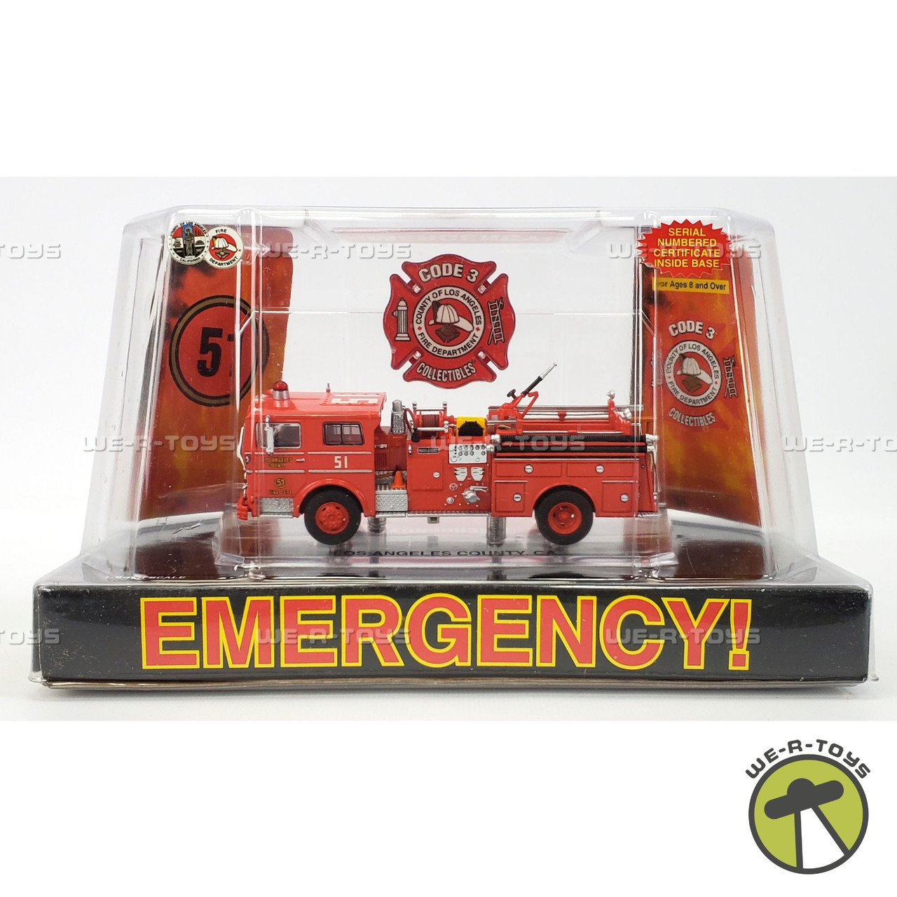 Code 3 Emergency! LA County Fire Dept. Ward LaFrance Pumper