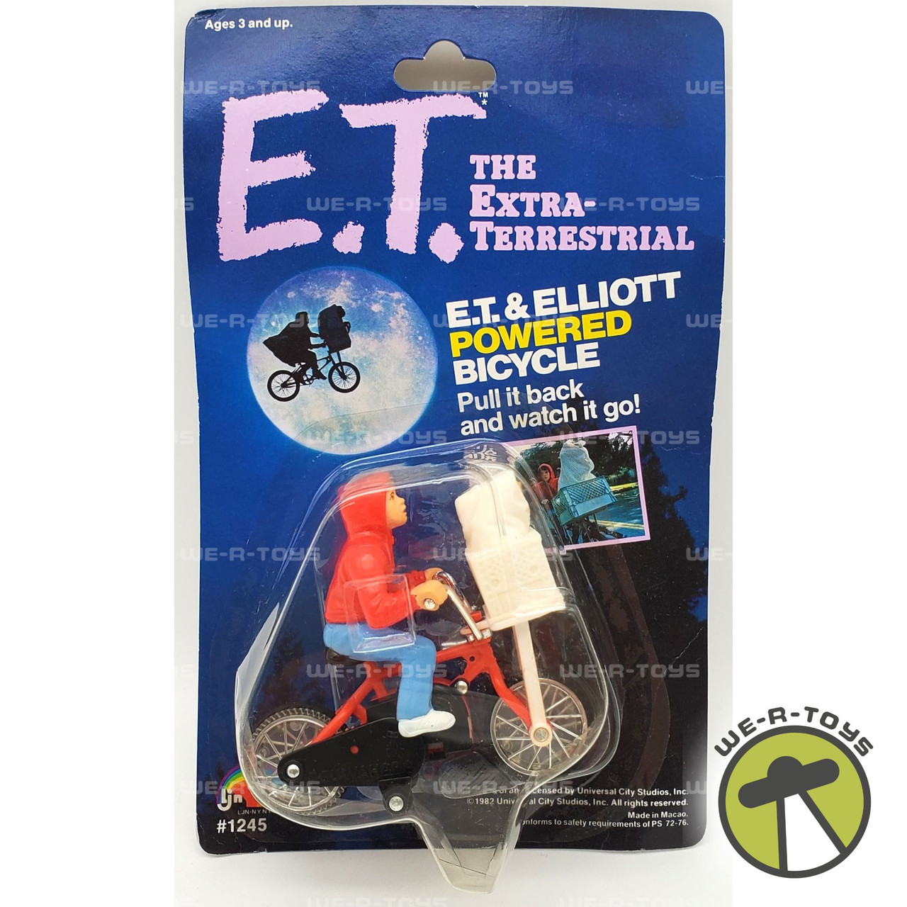 特撮 E.T. & Elliott Powered Bicycle 1982 E.t. and Elliot Powered Bicycle Vintage LJN Toy