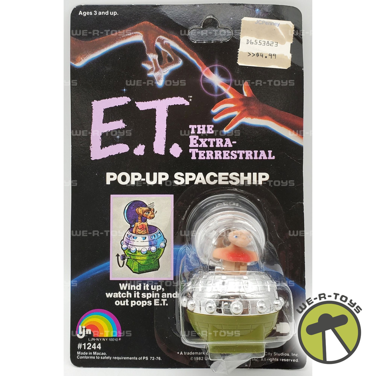 E.T. The Extra-Terrestrial Pop-Up Spaceship 1982 LJN #1244 NRFP