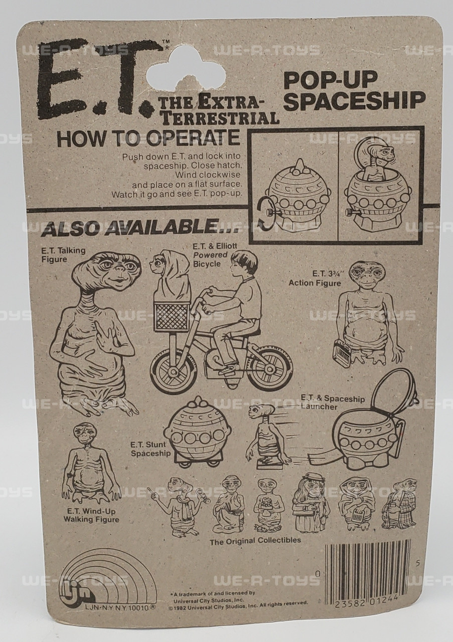 E.T. The Extra-Terrestrial Pop-Up Spaceship 1982 LJN No. 1244 NRFP