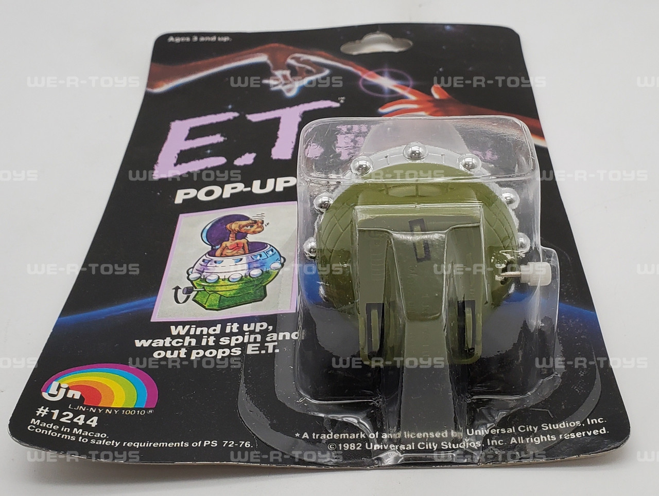 激レアE.T. Pop-Up Spaceship フィギュア LJN E.T. The Extra-Terrestrial Pop-Up Spaceship 1982 LJN No. 1244 NRFP