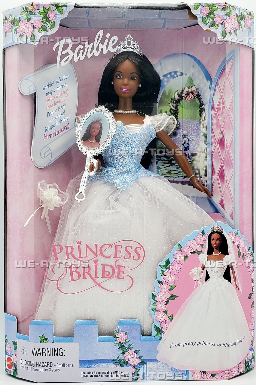 Princess Bride Barbie Doll African American 2000 Mattel 28252 - We-R-Toys Princess Bride Barbie Doll African American 2000 Mattel 28252 - We-R-Toys