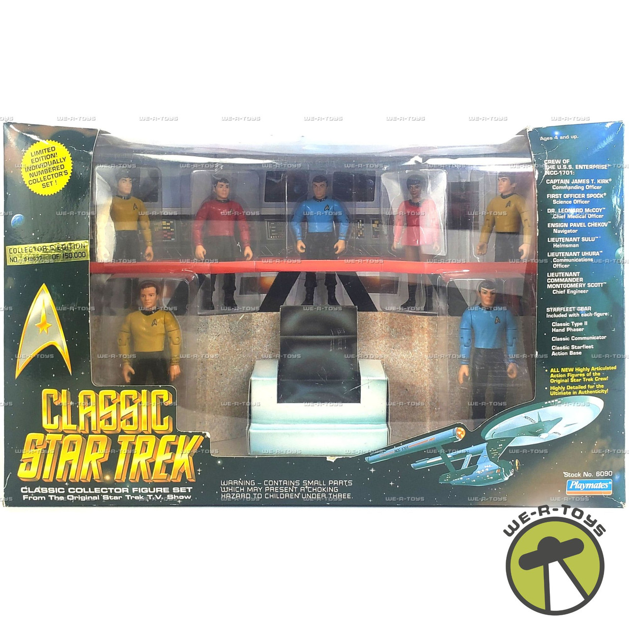 【完セット未開封】スタートレック STAR TREK playmates 8体 Playmates Limited Edition Classic Star Trek Collector's