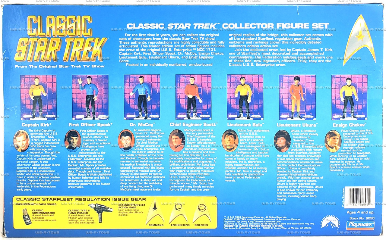 CLASSIC STAR TREK フィギュアセット 1993年 Is This A Playset Too? Star Trek Classic Collector Figure