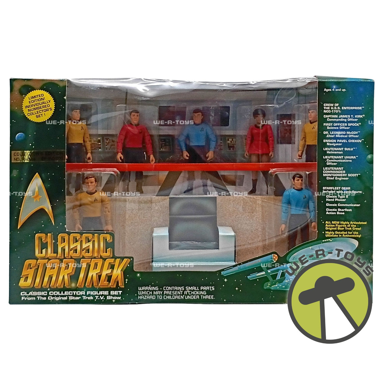 Star Trek Classic Collector Figure Set Collector Ed. 1993