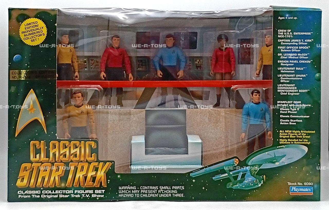 Star Trek Classic Collector Figure Set Collector Ed. 1993