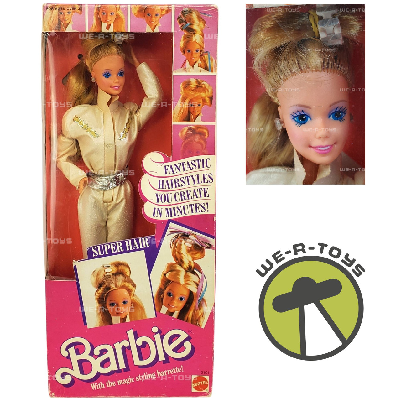 Barbie Super Hair Doll With The Magic Styling Barrette 1986 Mattel