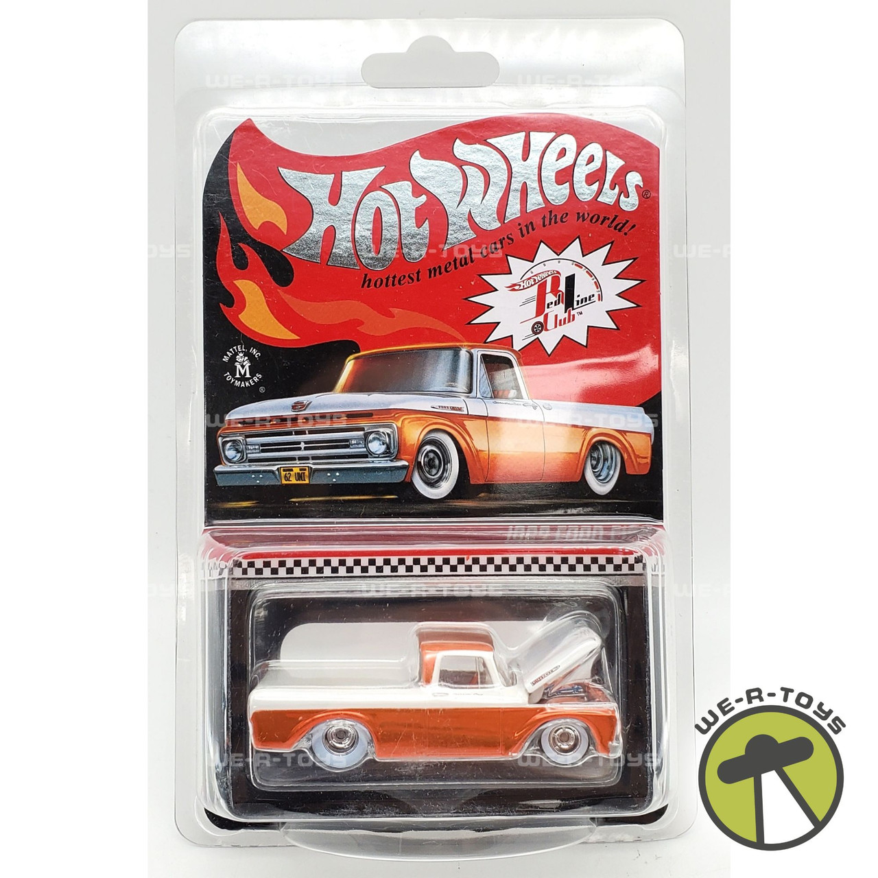 Hot Wheels RLC Exclusive 1962 Ford F100 Orange Vehicle 2021 Mattel