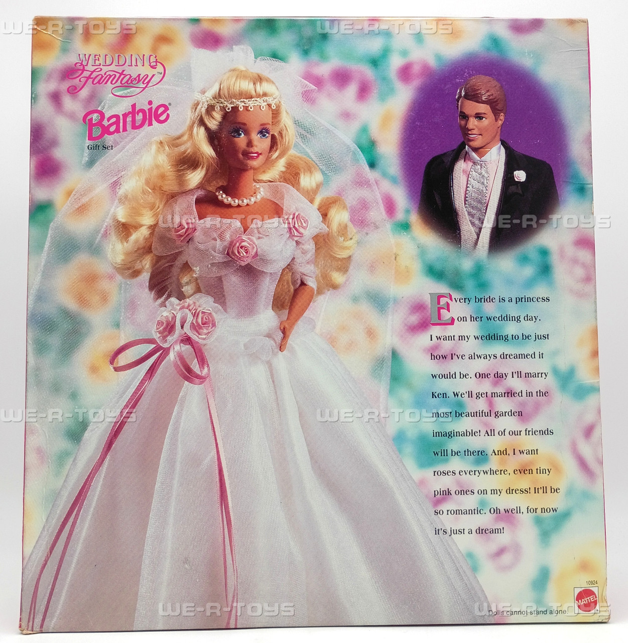 Barbie Wedding Fantasy Barbie and Ken Doll Set 1993 Mattel 10924