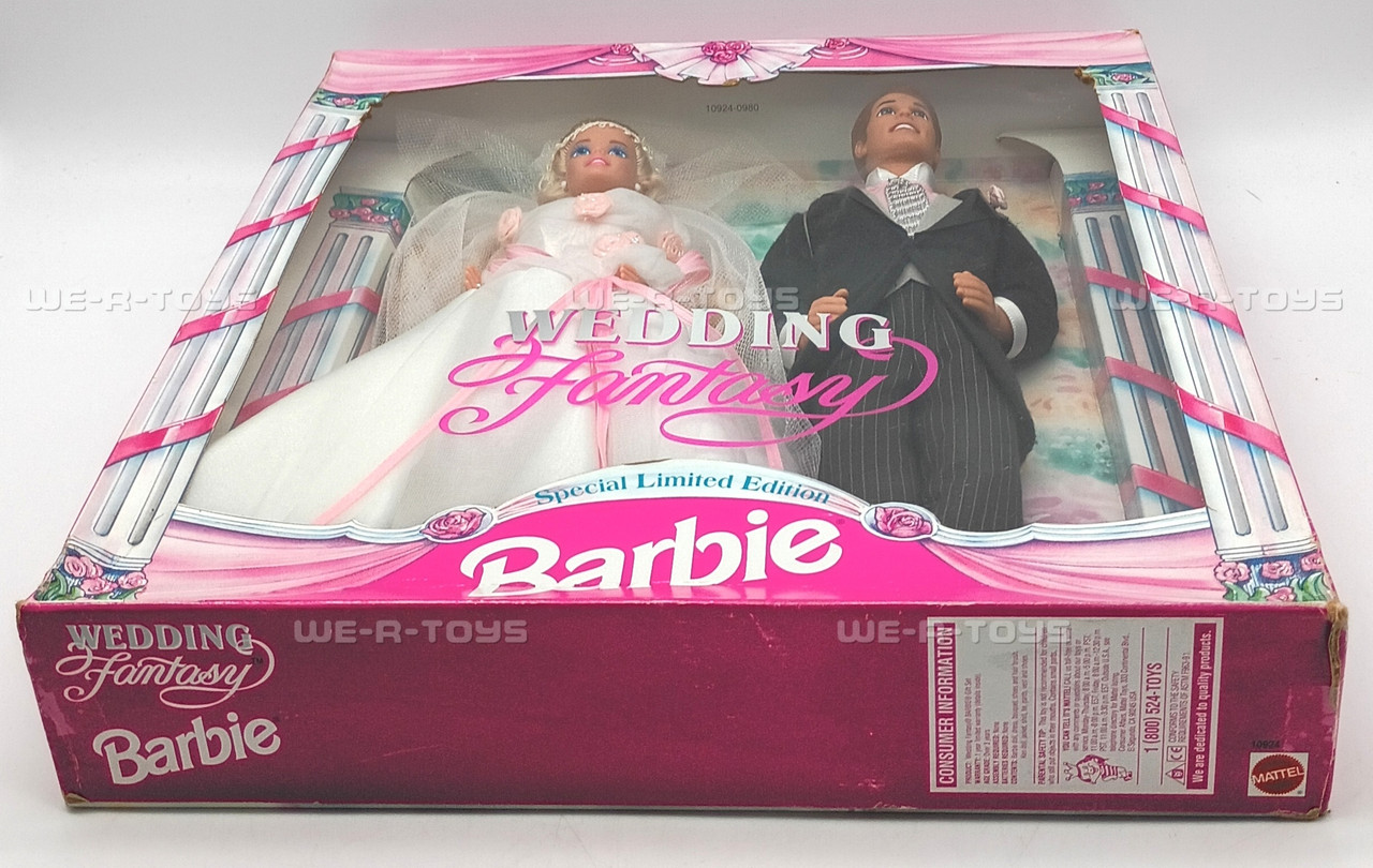 Barbie Wedding Fantasy Barbie and Ken Doll Set 1993 Mattel 10924