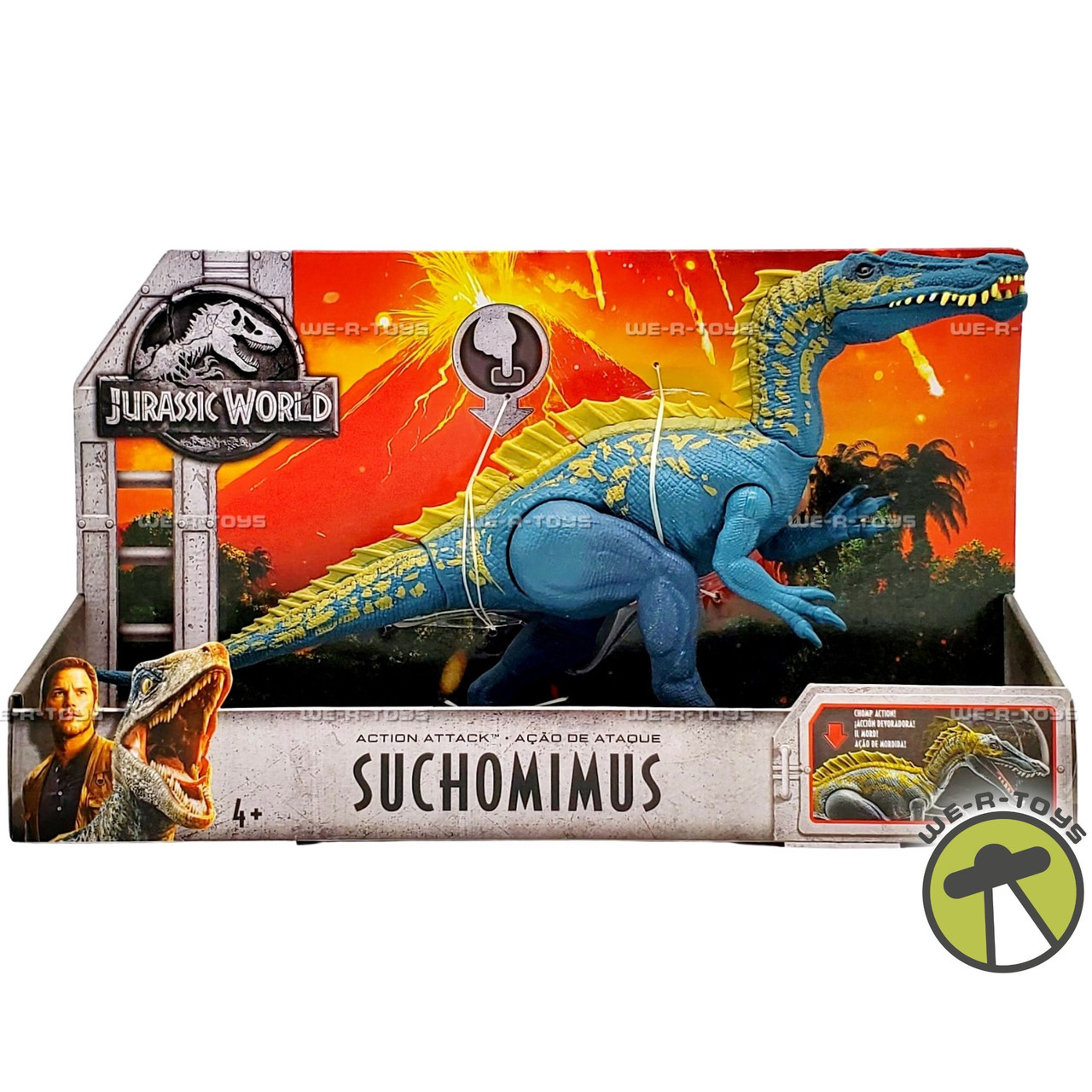 Jurassic World Action Attack Suchomimus Dinosaur Figure 2017