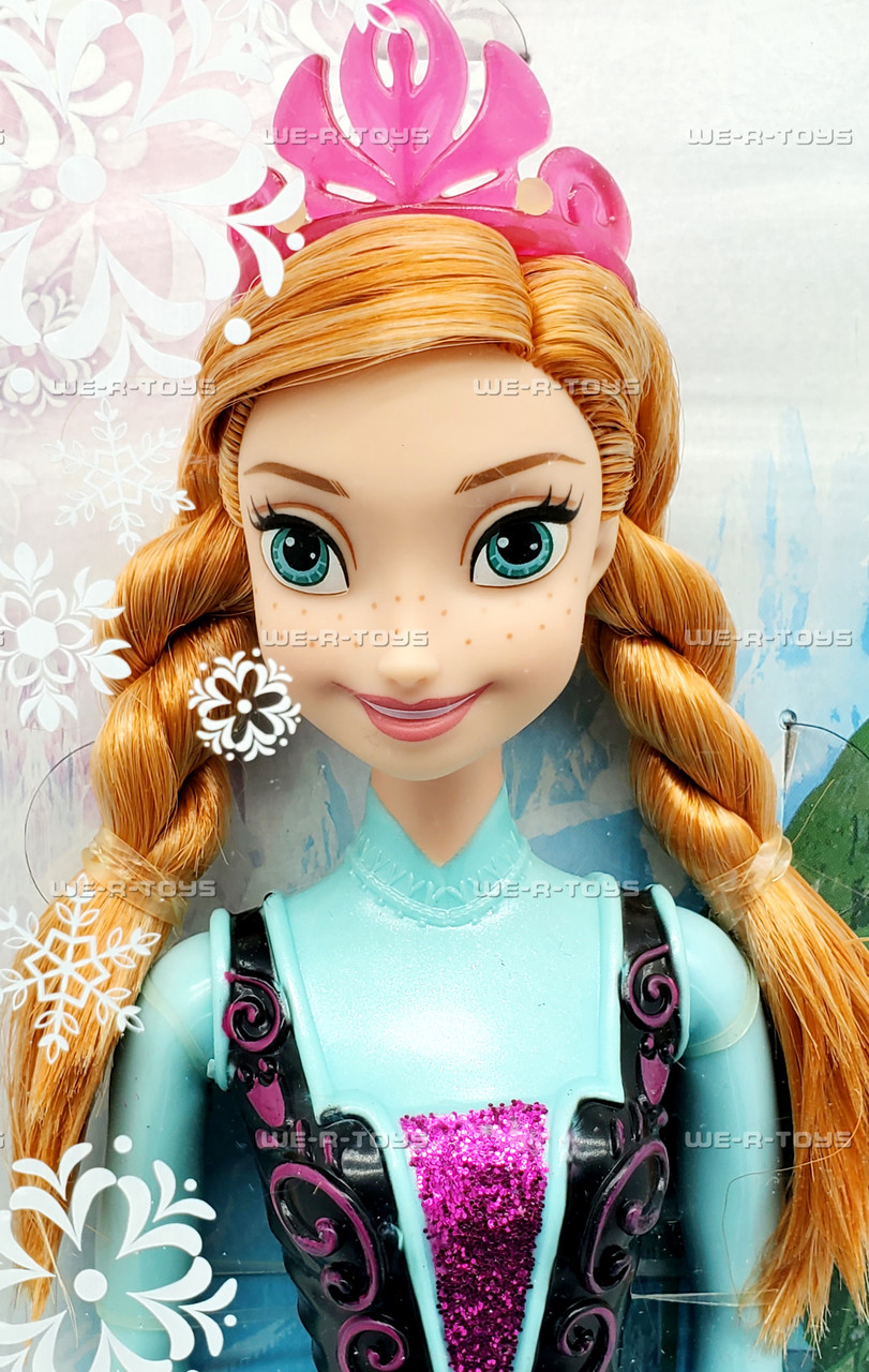 ANNA DISNEY STORE LTD LONDON FROZEN ANNA ARTICULATED DOLL w