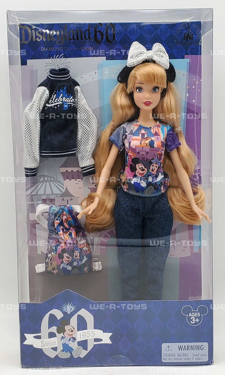 【限定】60th Disneyland Celebration Disneyland Resort 60th Anniversary Diamond Celebration Doll NRFB