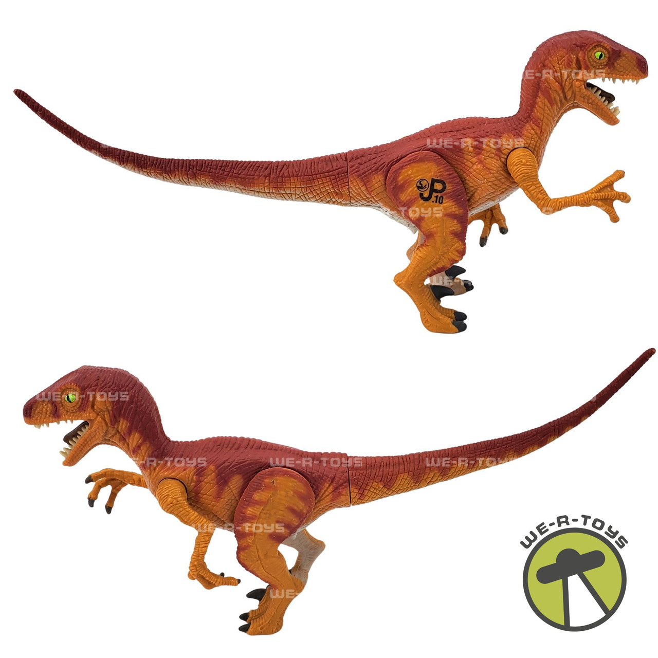 Jurassic Park JP10 Velociraptor Dinosaur Figure 1993 Kenner Used