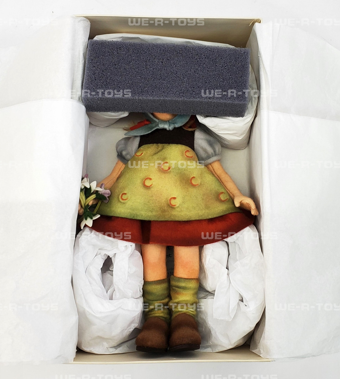 R. John Wright Original Felt Dolls Raindrops On Roses 