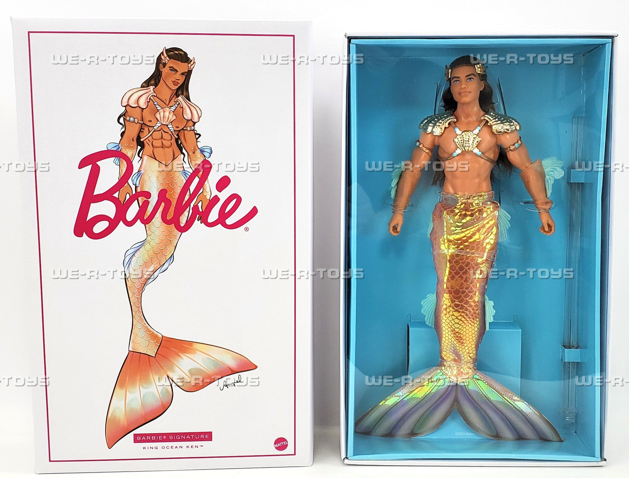 Barbie Signature King Ocean Ken Doll 2021 Mattel GTJ97 NRFB