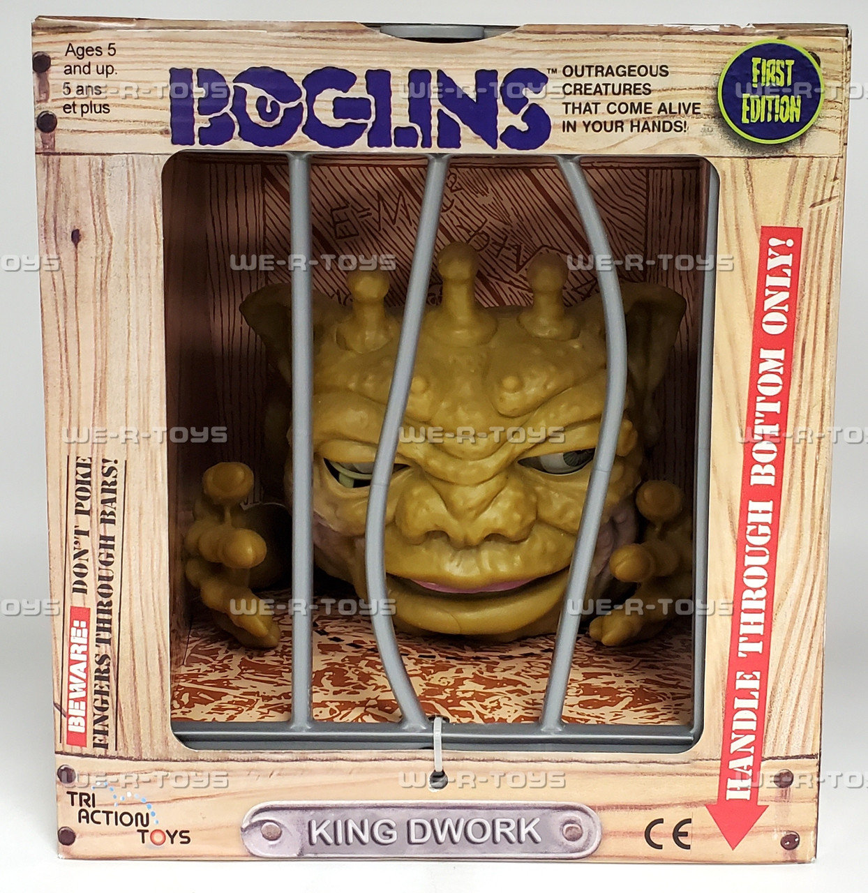 Boglins First Edition King Dwork Puppet Toy Tri-Action Toys #10001