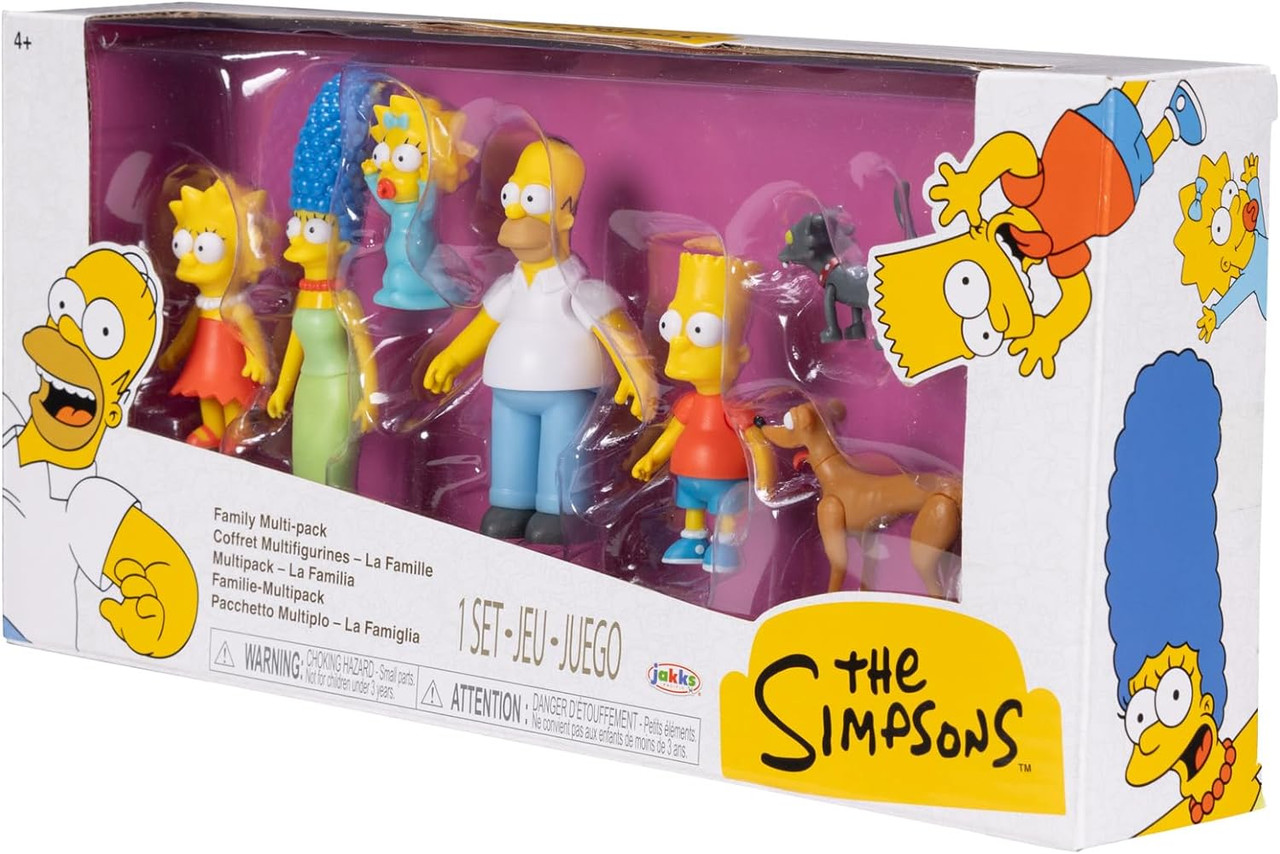 The Simpsons Family 2-1.5 IN Scale Fig Multipack 2024 Jakks