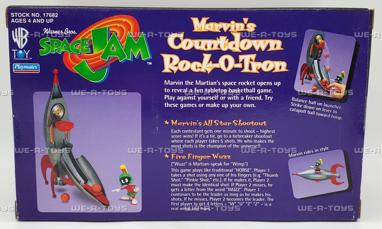 Space Jam Marvin's Countdown Rock-O-Tron Vehicle & Marvin Figure