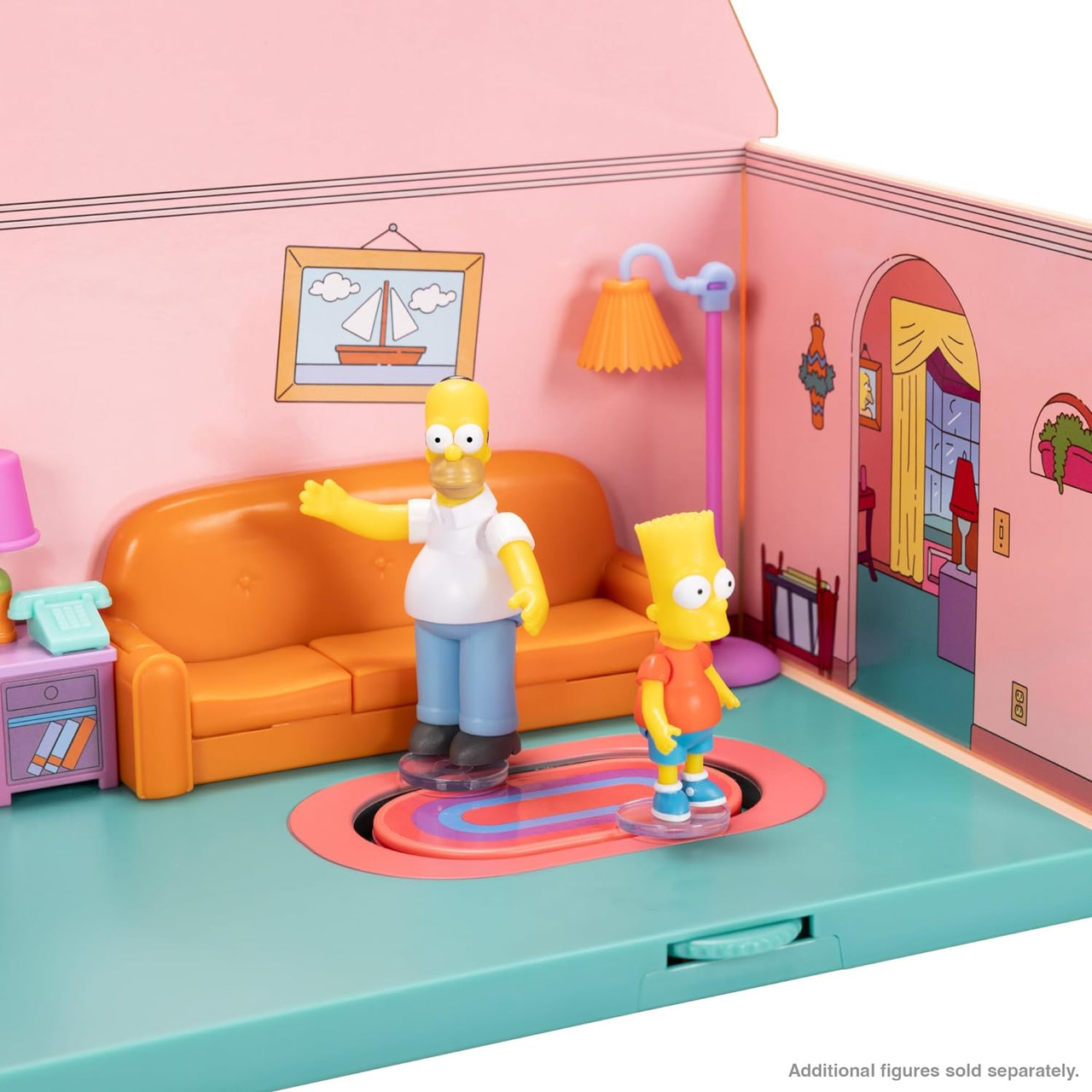 The Simpsons Living Room Diorama Playset 2024 Jakks Pacific - We-R