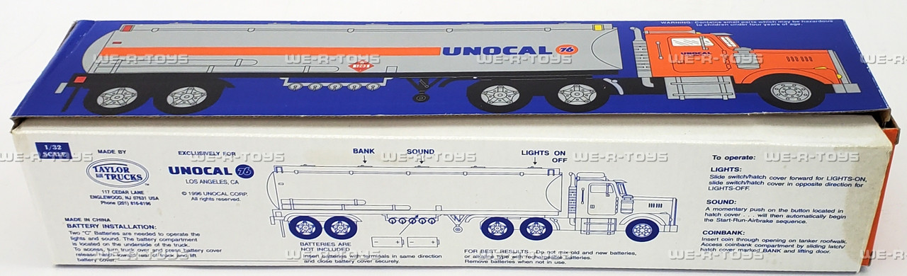 Taylor Made Trucks 1996 Unocal 76 18-Wheel Ltd Ed Tanker Truck 1