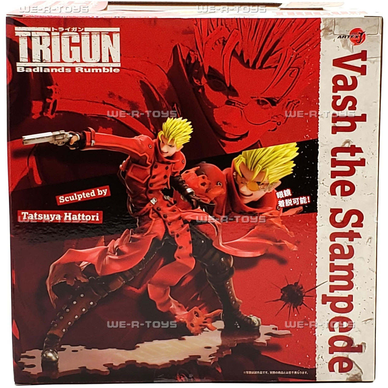 Trigun Badlands Rumble Vash Renewal PKG ARTFX J Statue