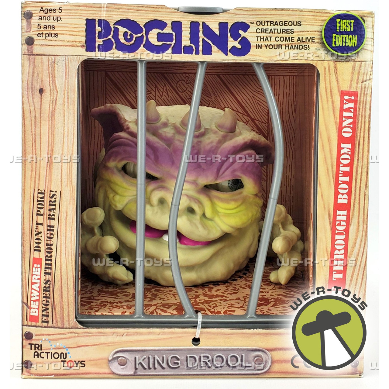Boglins First Edition King Drool Puppet Toy Tri-Action Toys #10003