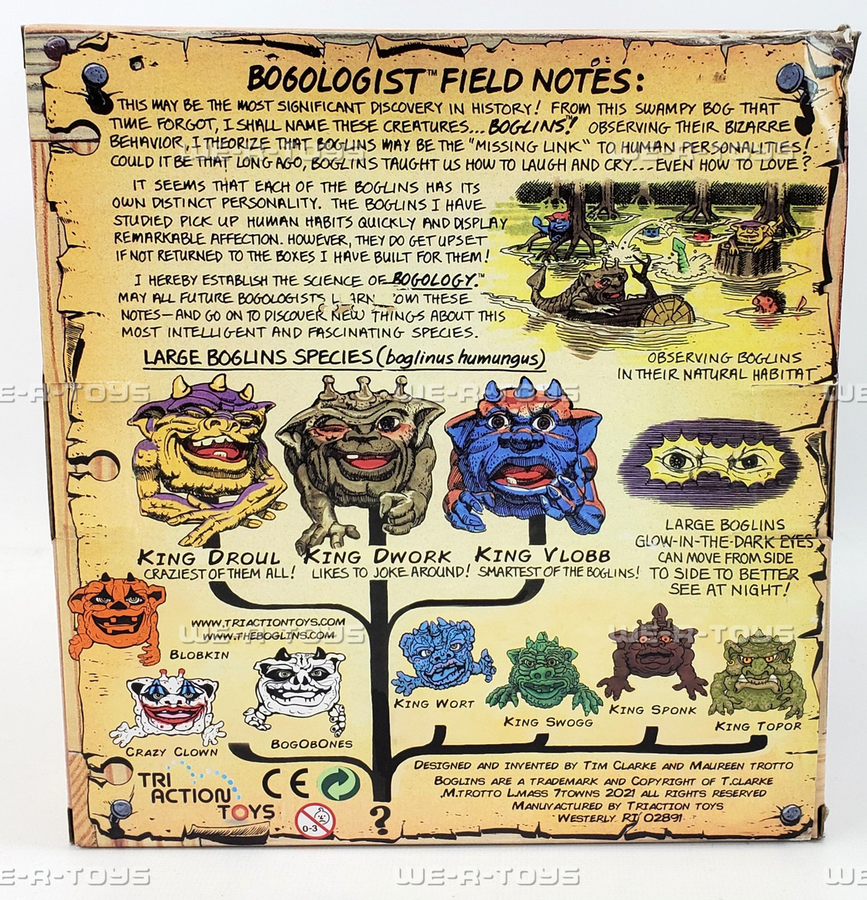 Boglins First Edition King Drool Puppet Toy Tri-Action Toys #10003
